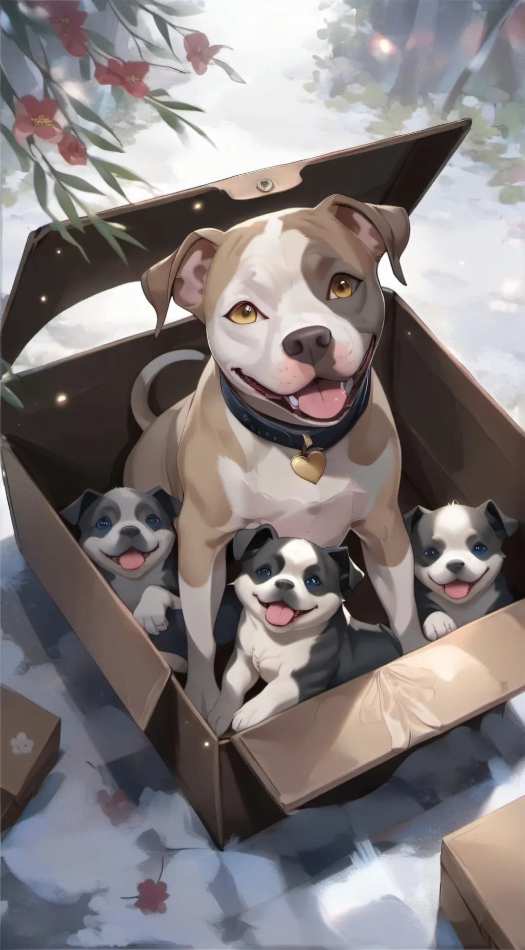 ai character: pit bulls background