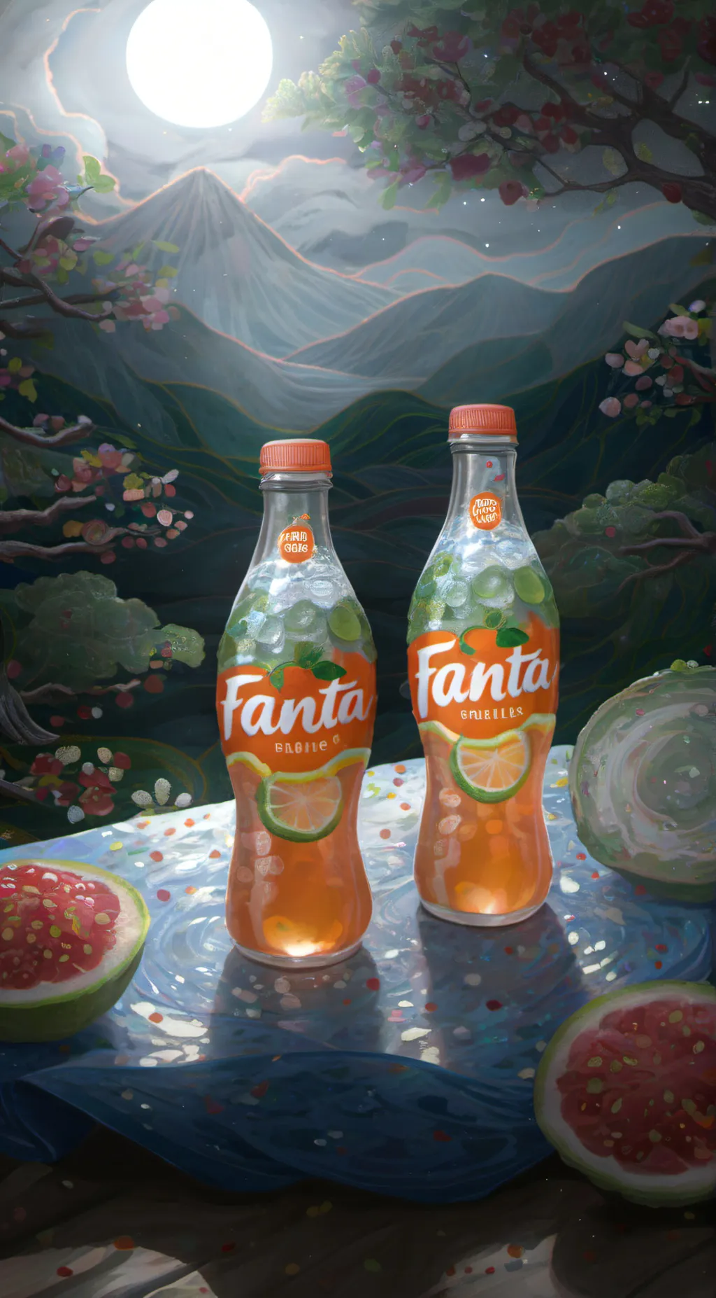 ai character: fanta background