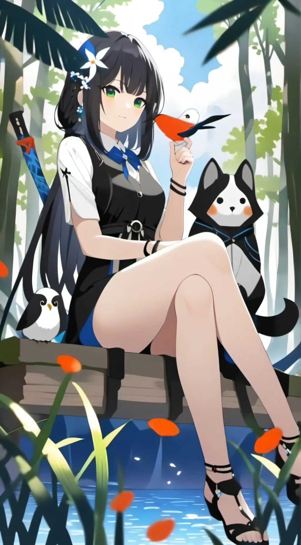 ai character: hashiras background