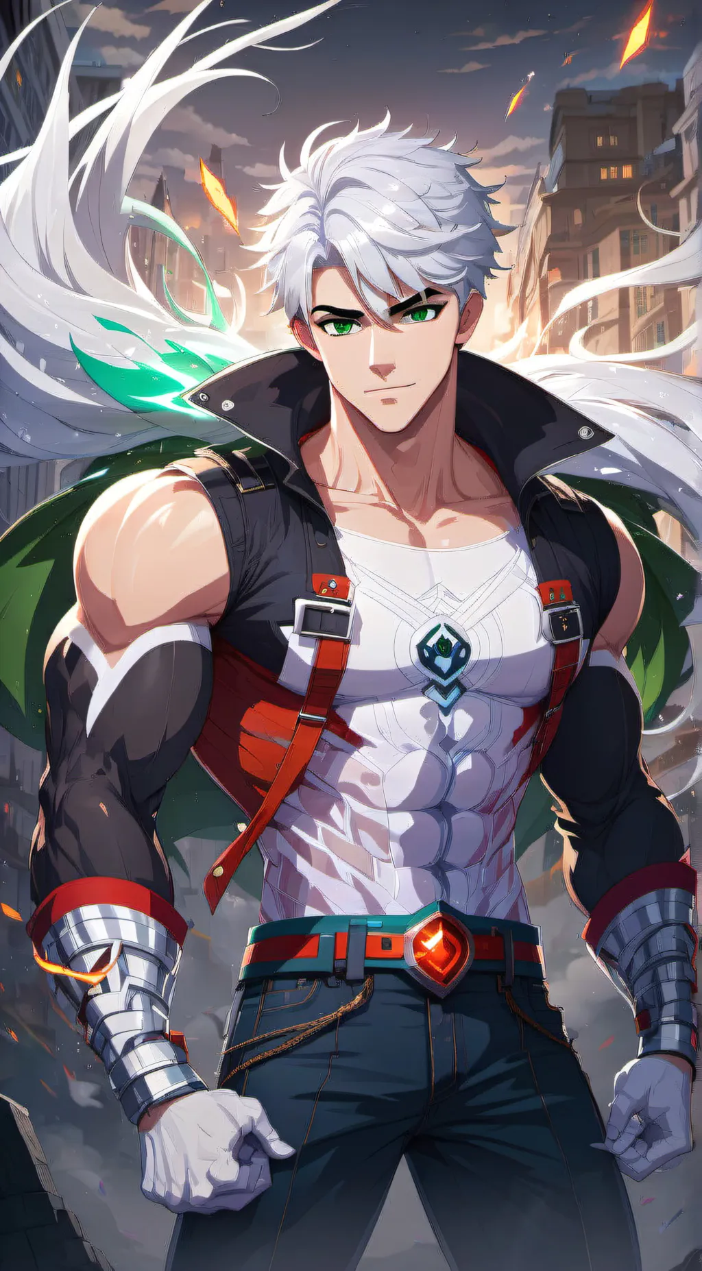 ai character: Danny phantom background