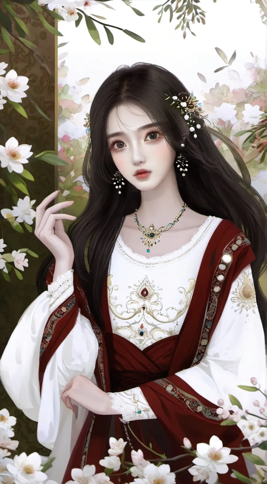 ai character: Luna background