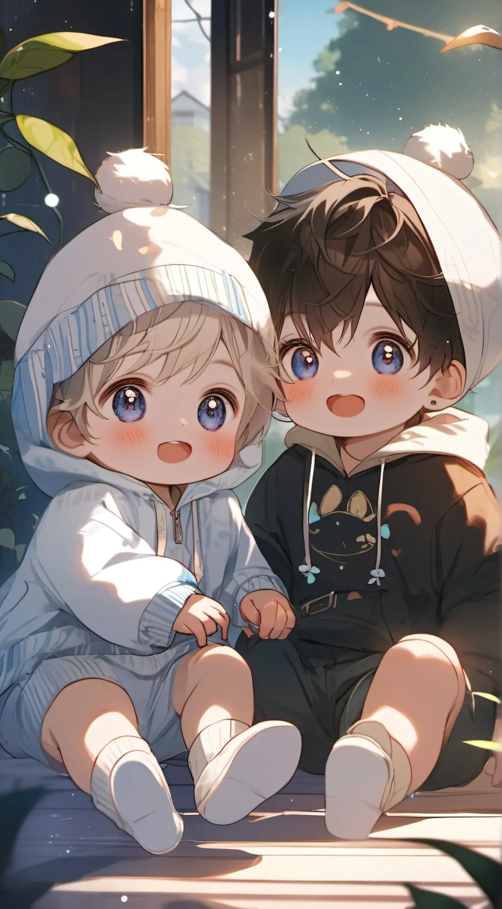 ai character: Monti+Winter/You background