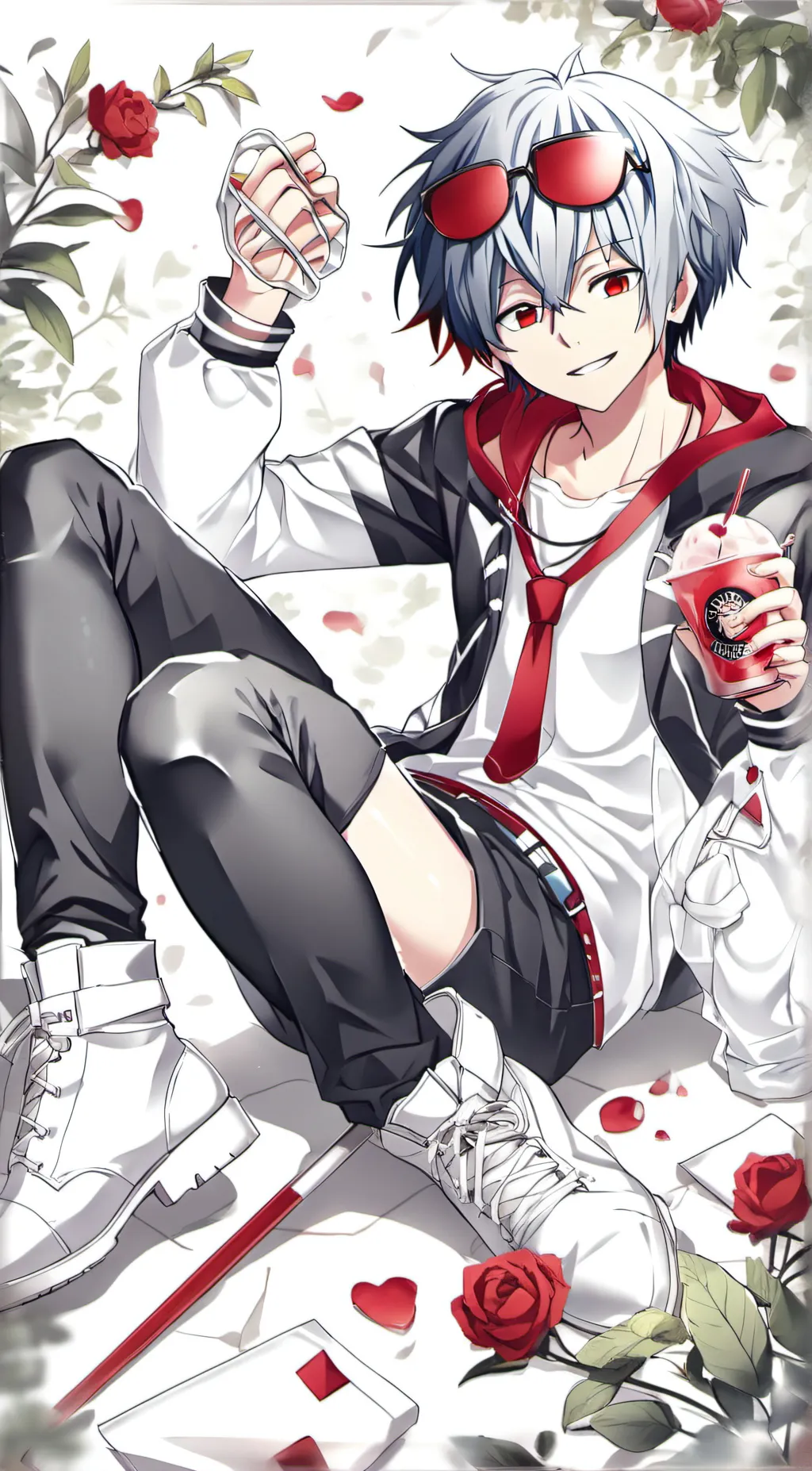 ai character: todoroki  background