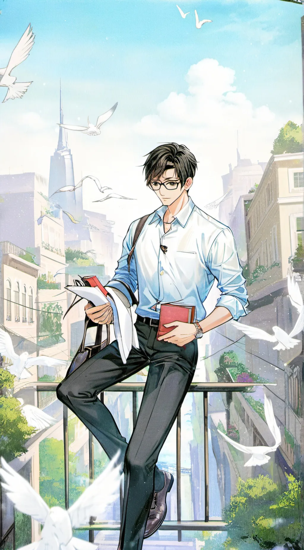 ai character: Lucifer  background