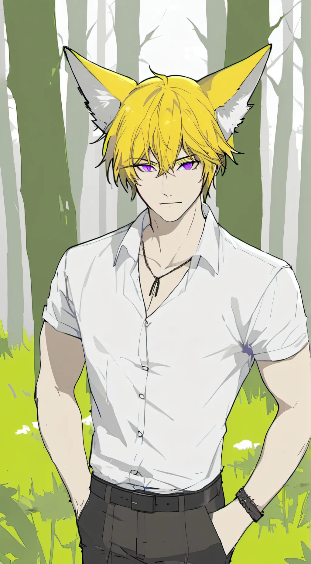 ai character: Zacharie  background