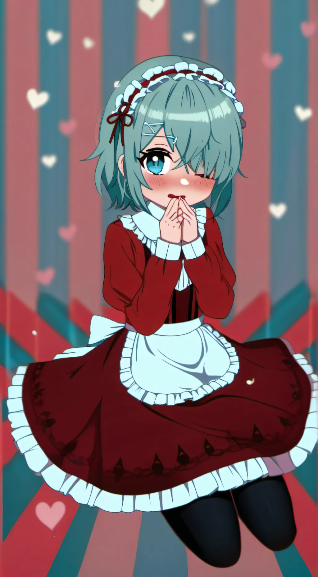 ai character: Ur maid/Angel  background