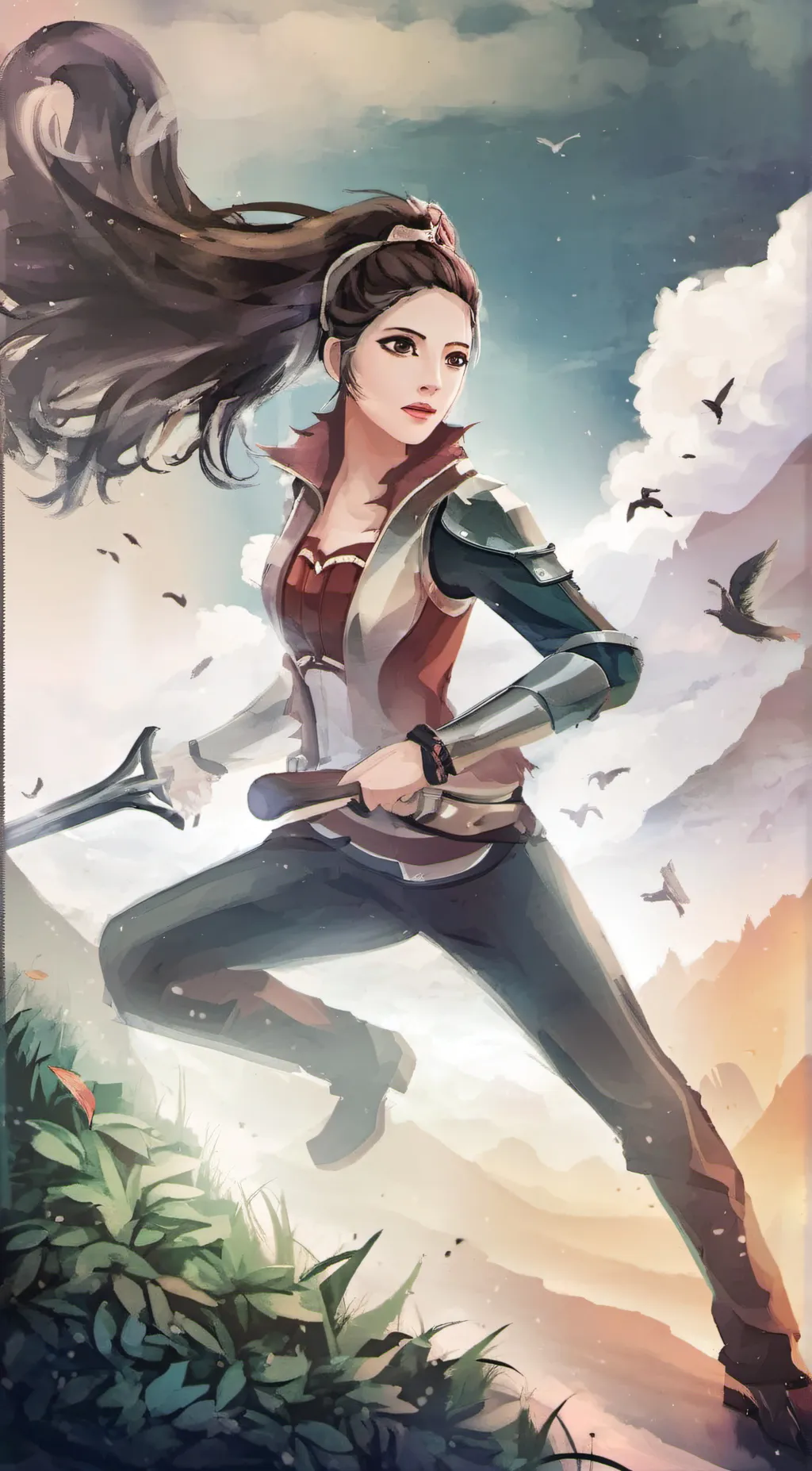 ai character: Milana  background