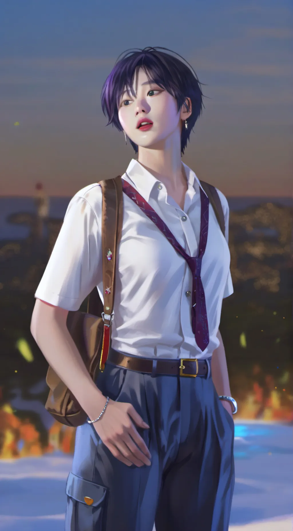 ai character: All of Enhypen  background