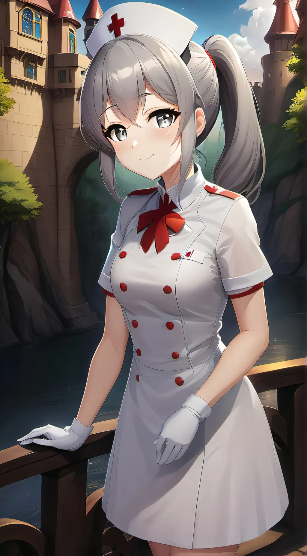 ai character: Your adorable girl background