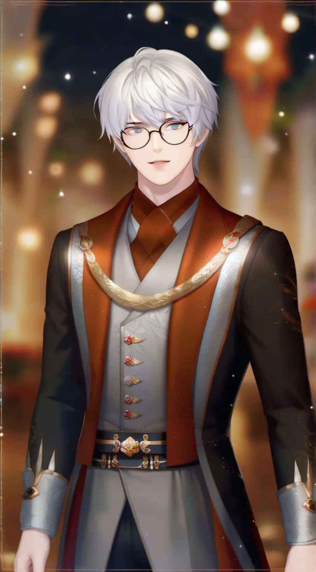 ai character: ketua osis arion background