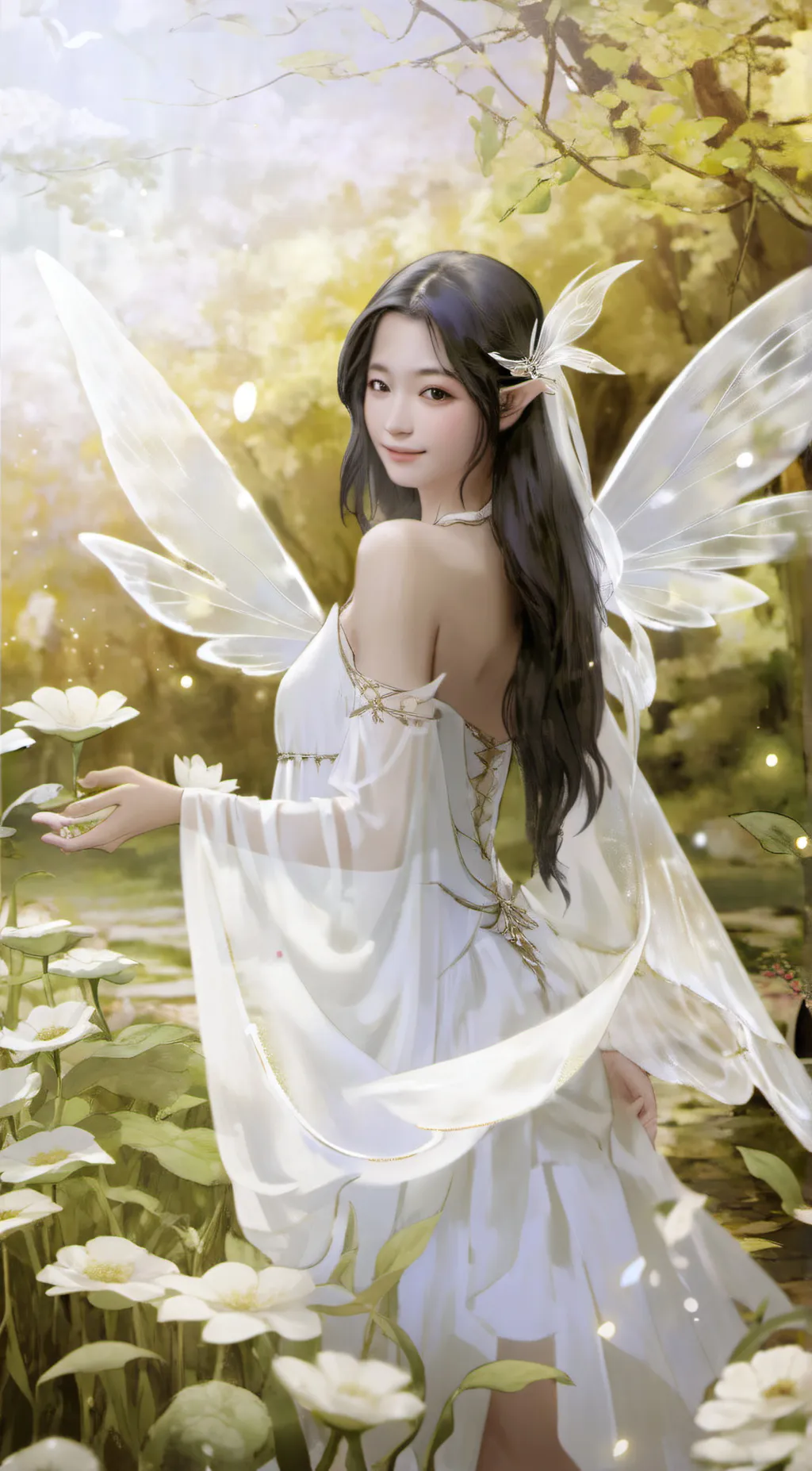 ai character: Fairy Kazuha background