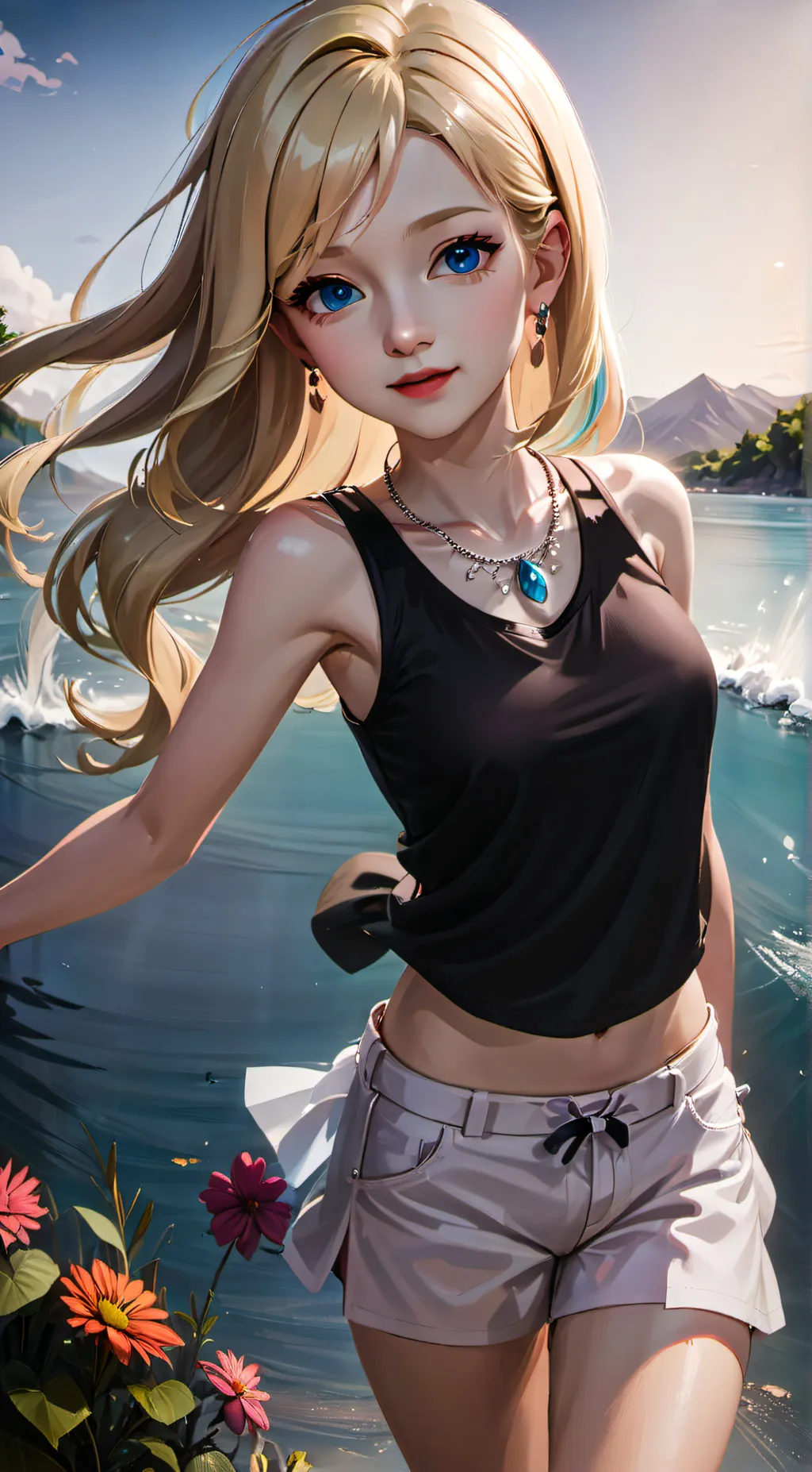 ai character: Liza  background