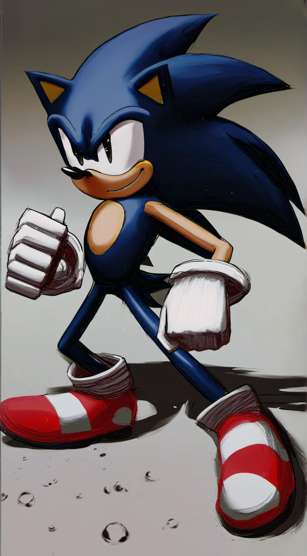 ai character: sonic.omt background