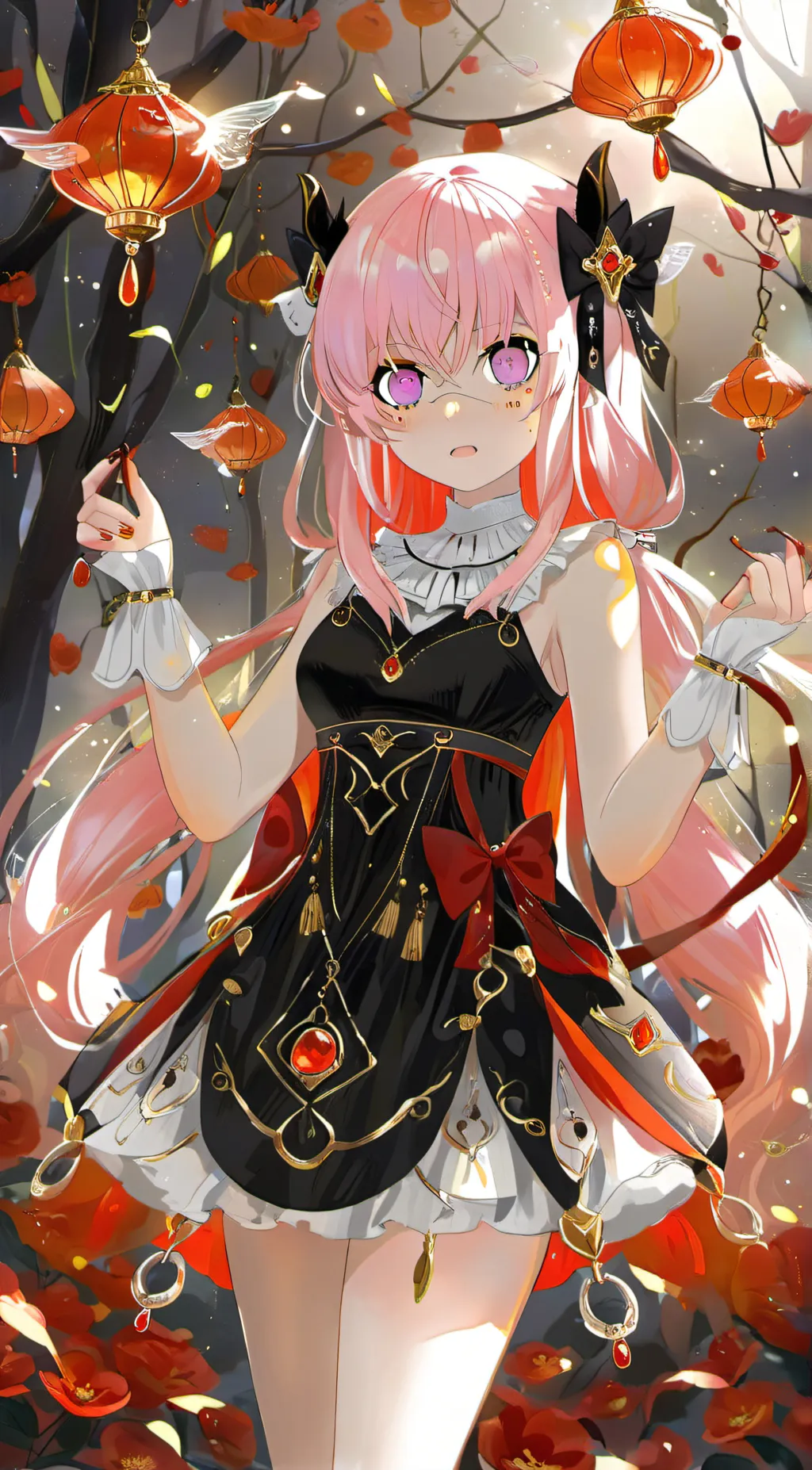 ai character: Rose background