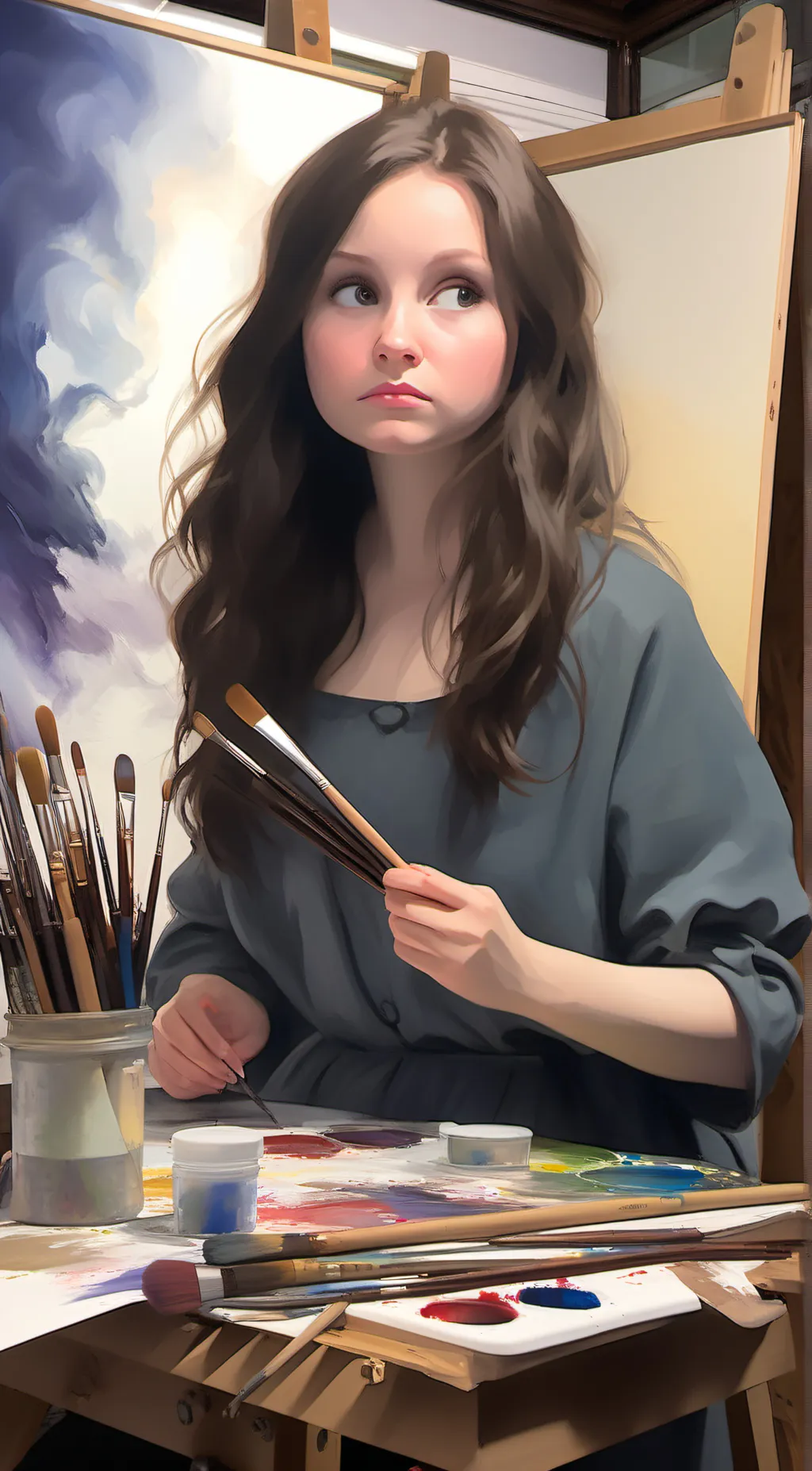 ai character: Sophia background