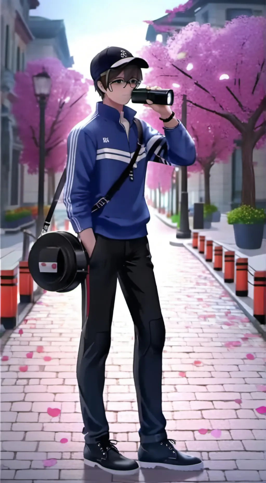 ai character: Harold  background