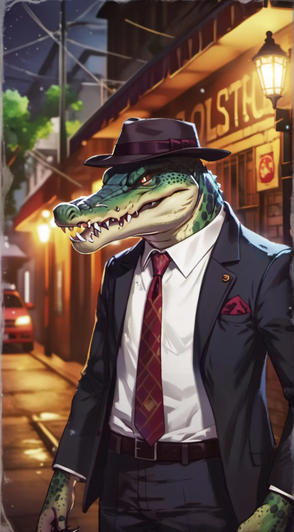 Talkie AI - Chat with arty alligator 