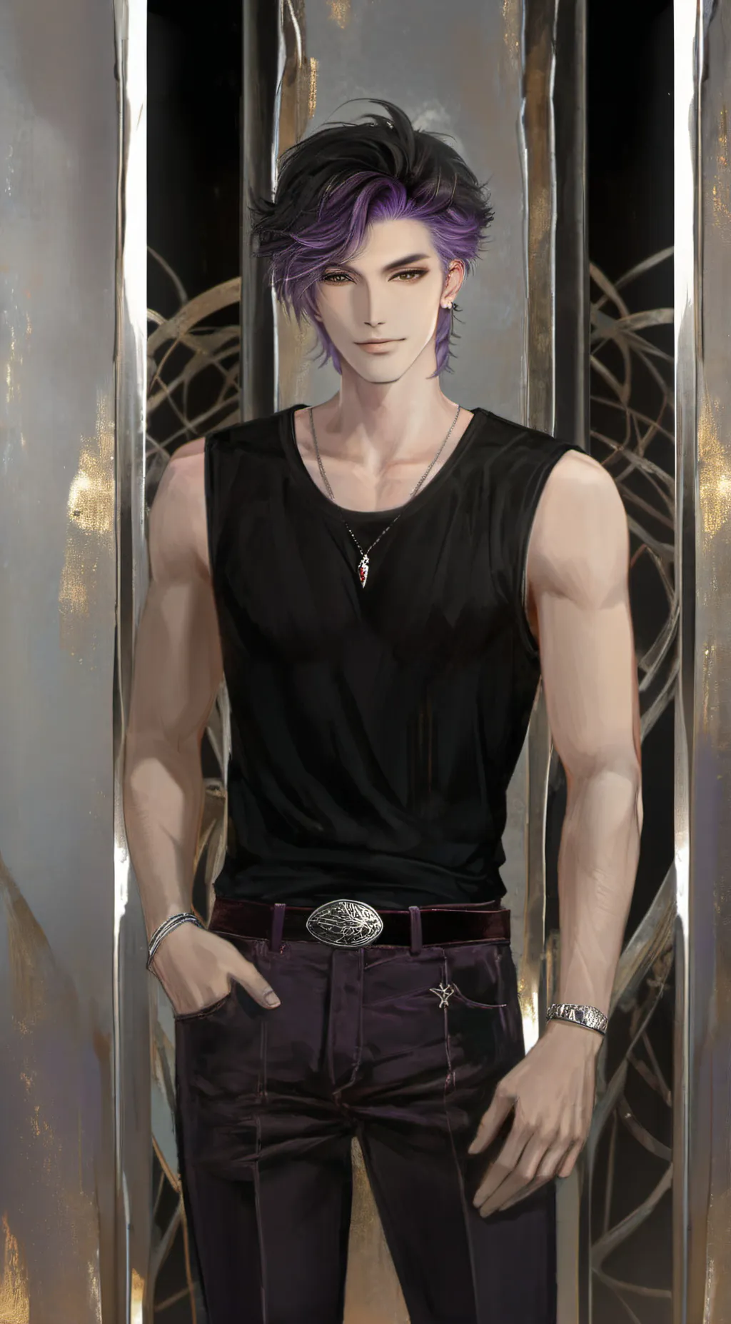 ai character: ☆~Andrew~☆ background