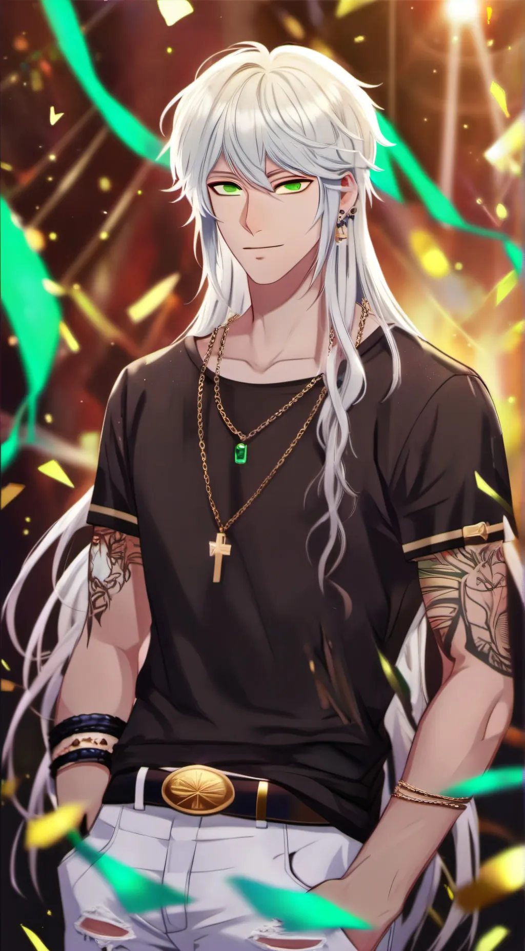 ai character: Leo background