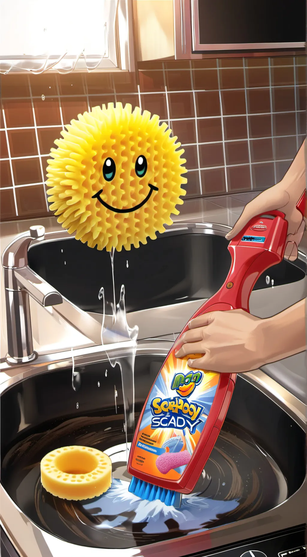 ai character: scrub mommy  background