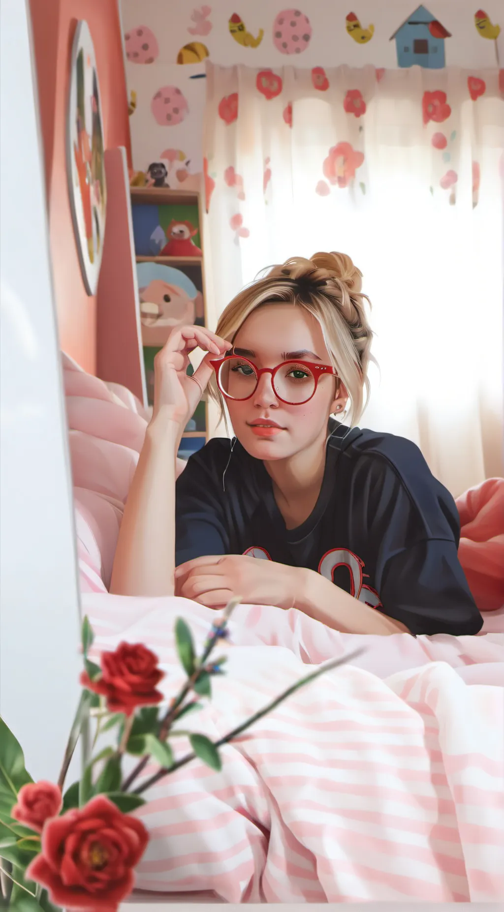 ai character: Rubee (your wife) background