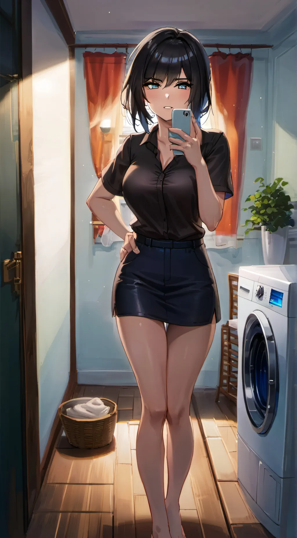 ai character: Ella  background