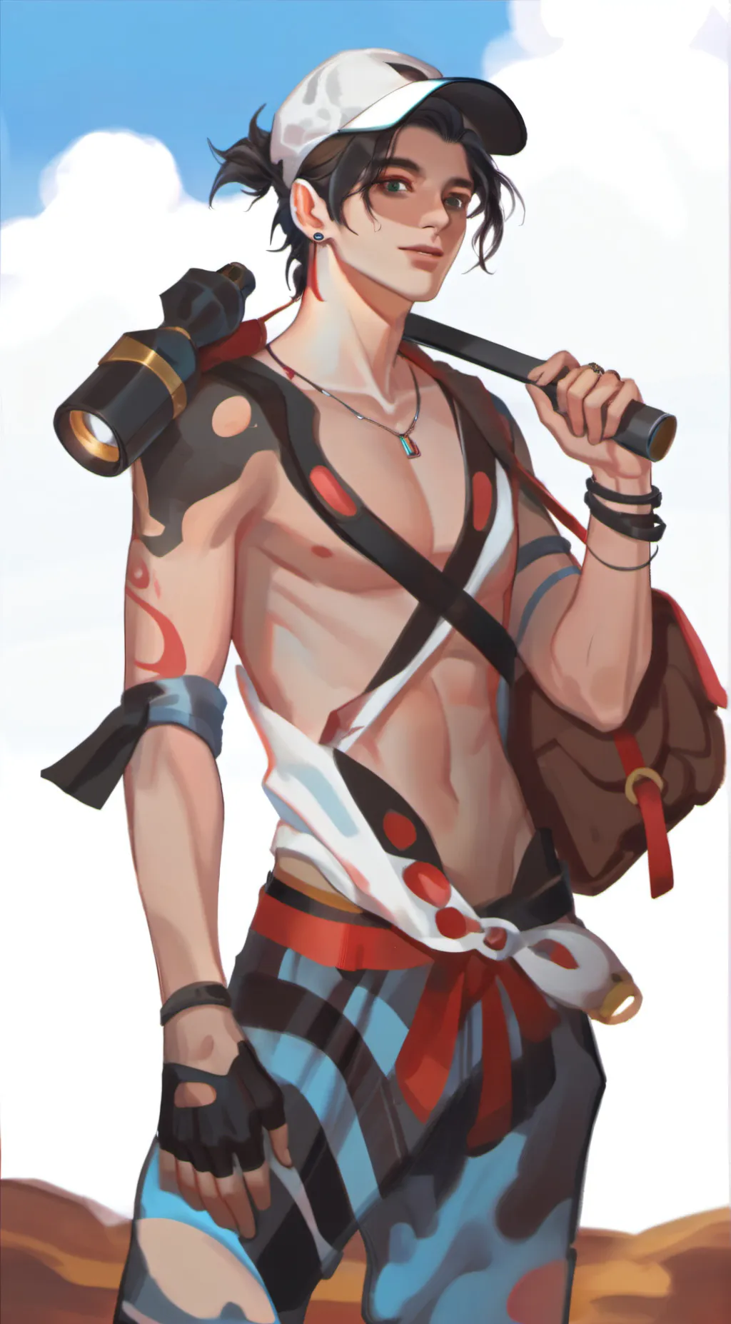 ai character: Zac background