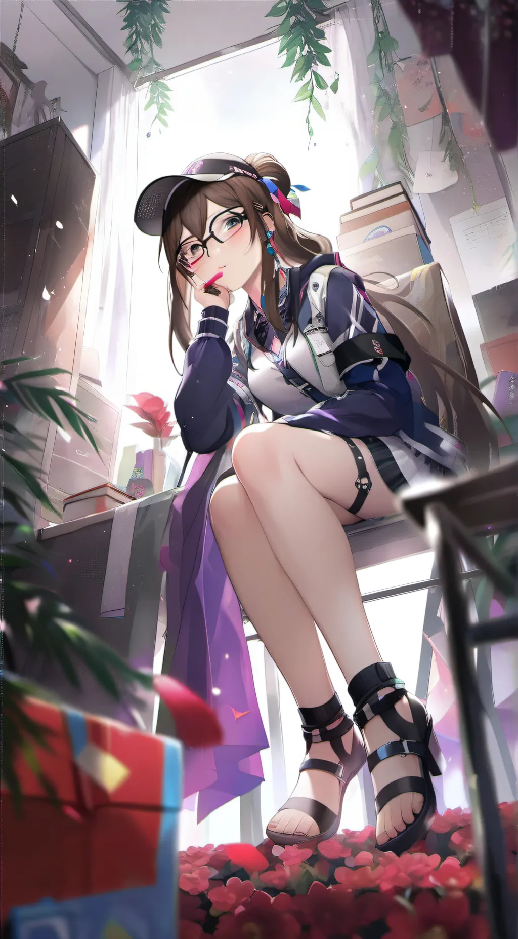 ai character: Ashlyn  background