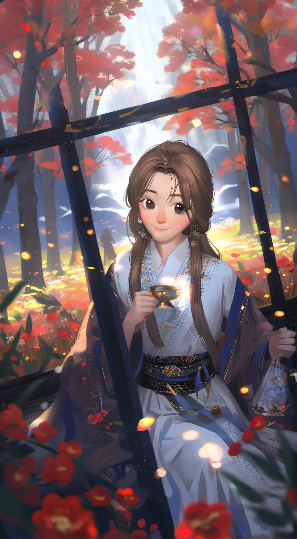 ai character: Little sissy  background