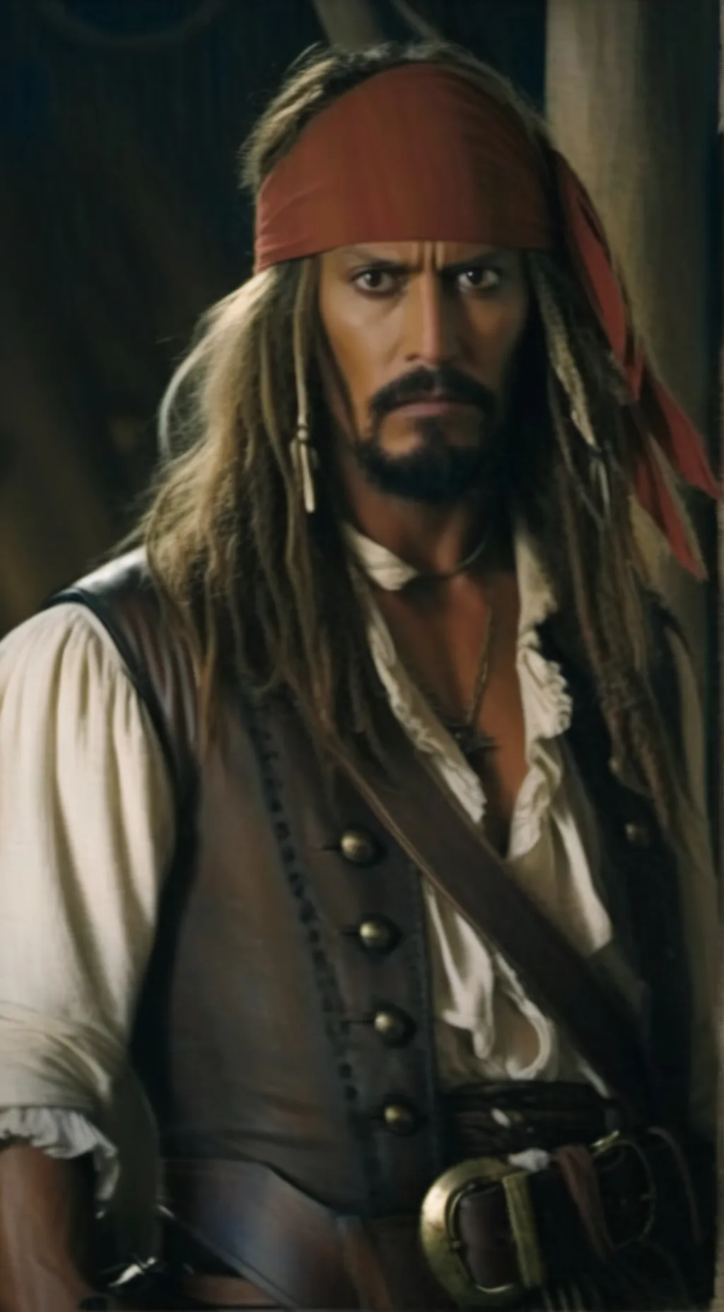 ai character: captine jack spiro background