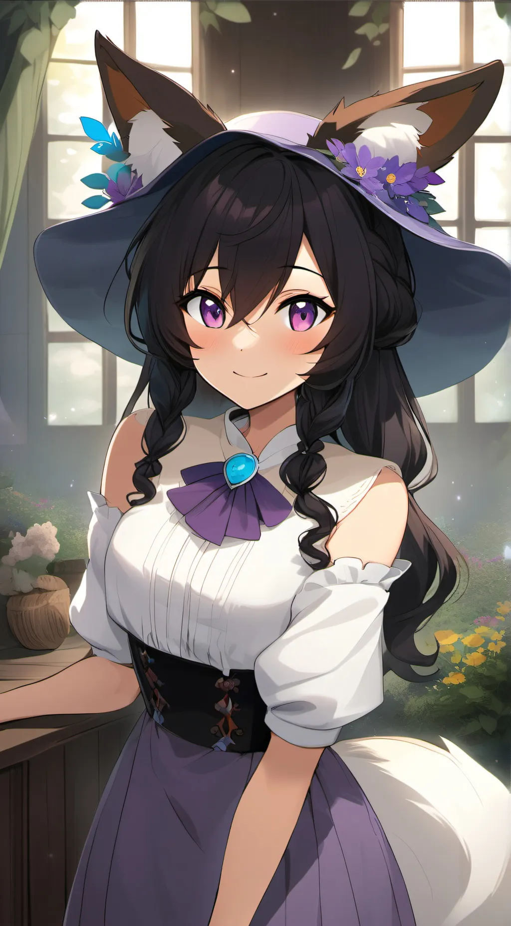 ai character: 🦄mia🦄 background