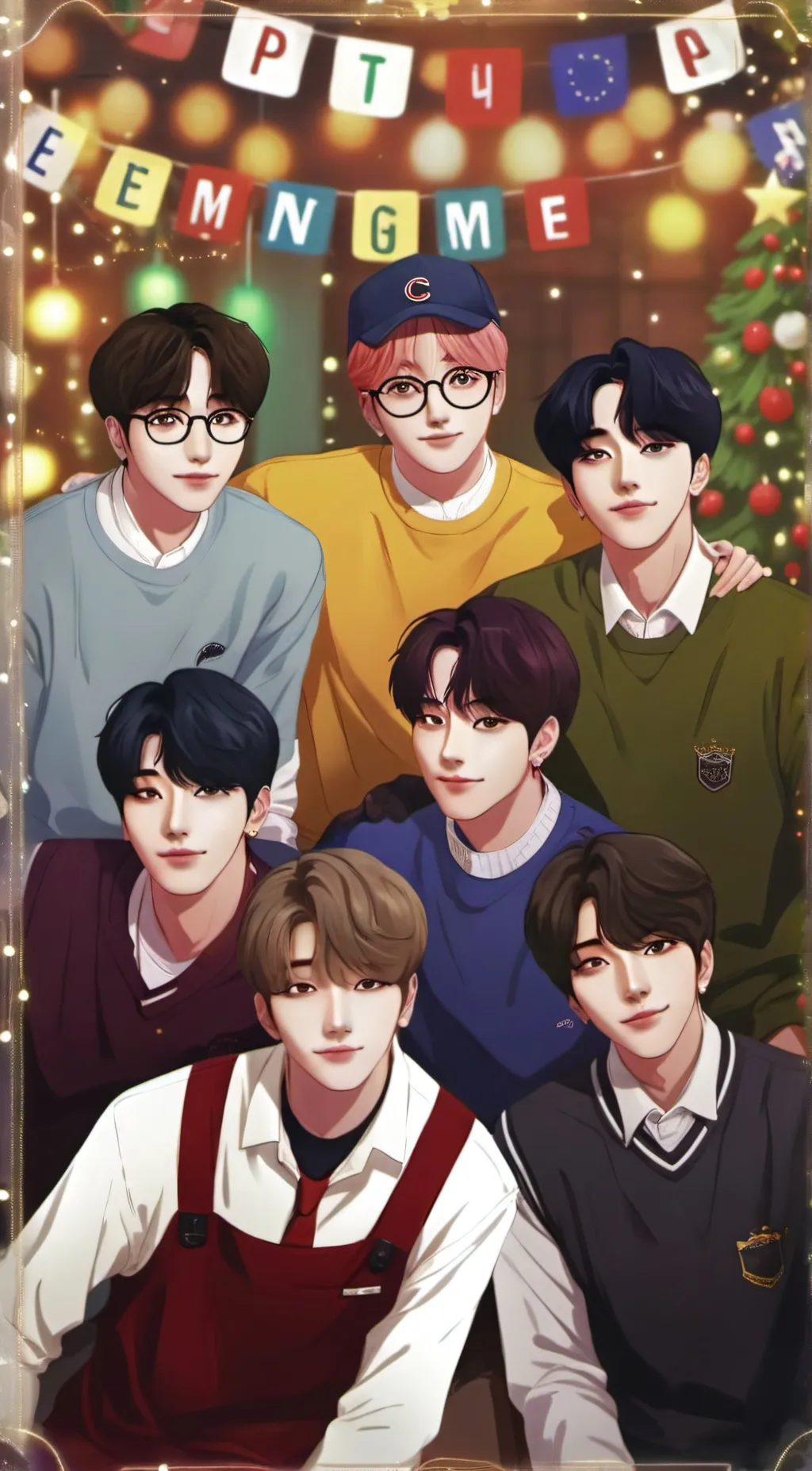 ai character: enhypen  background