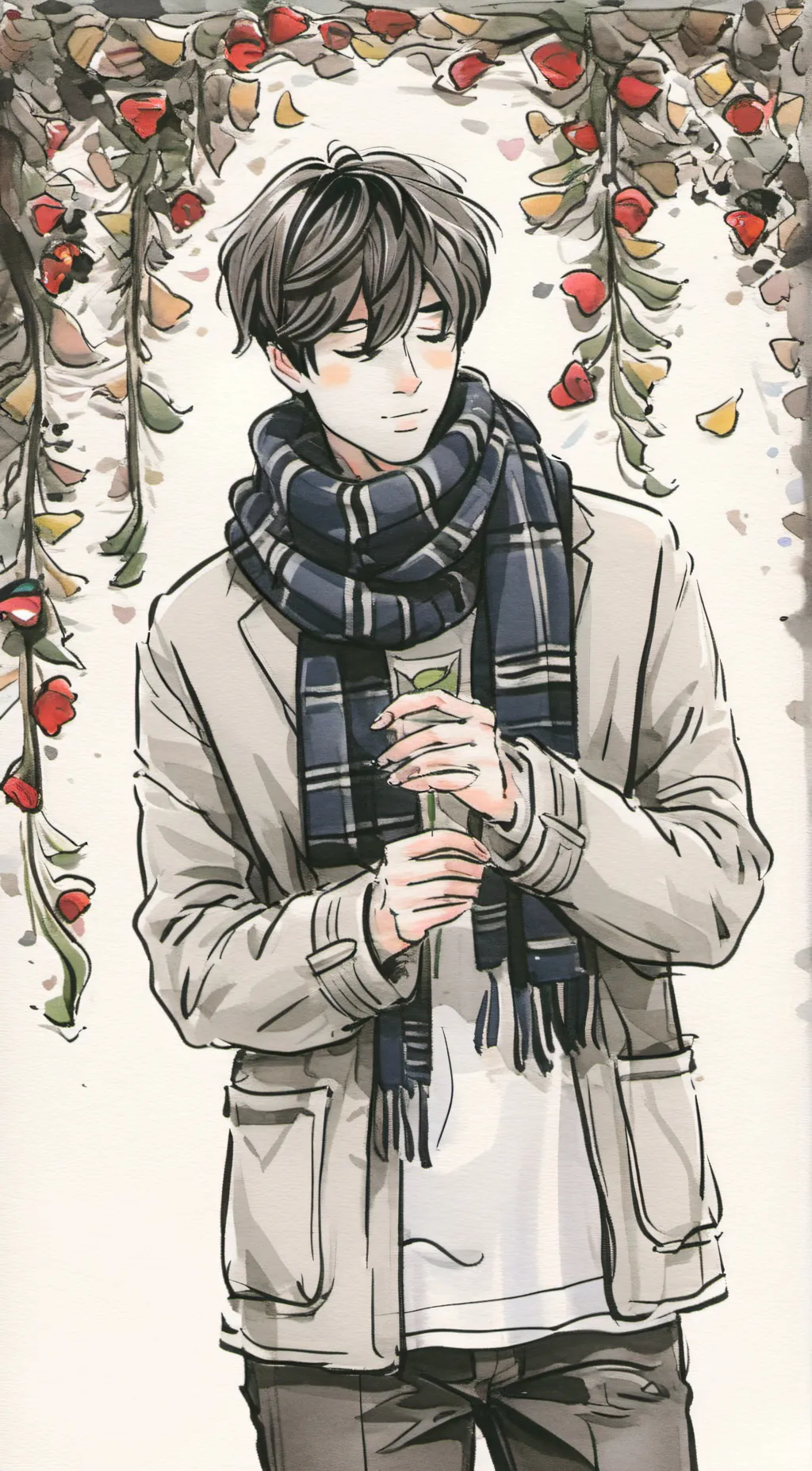 ai character: Hanako background