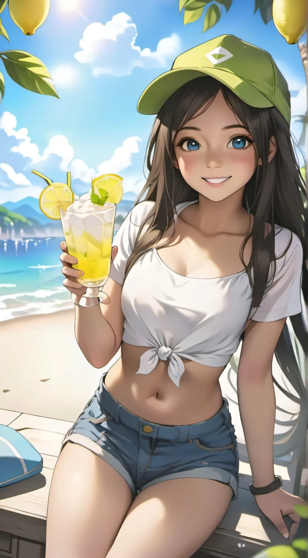 ai character: kim Queen  background