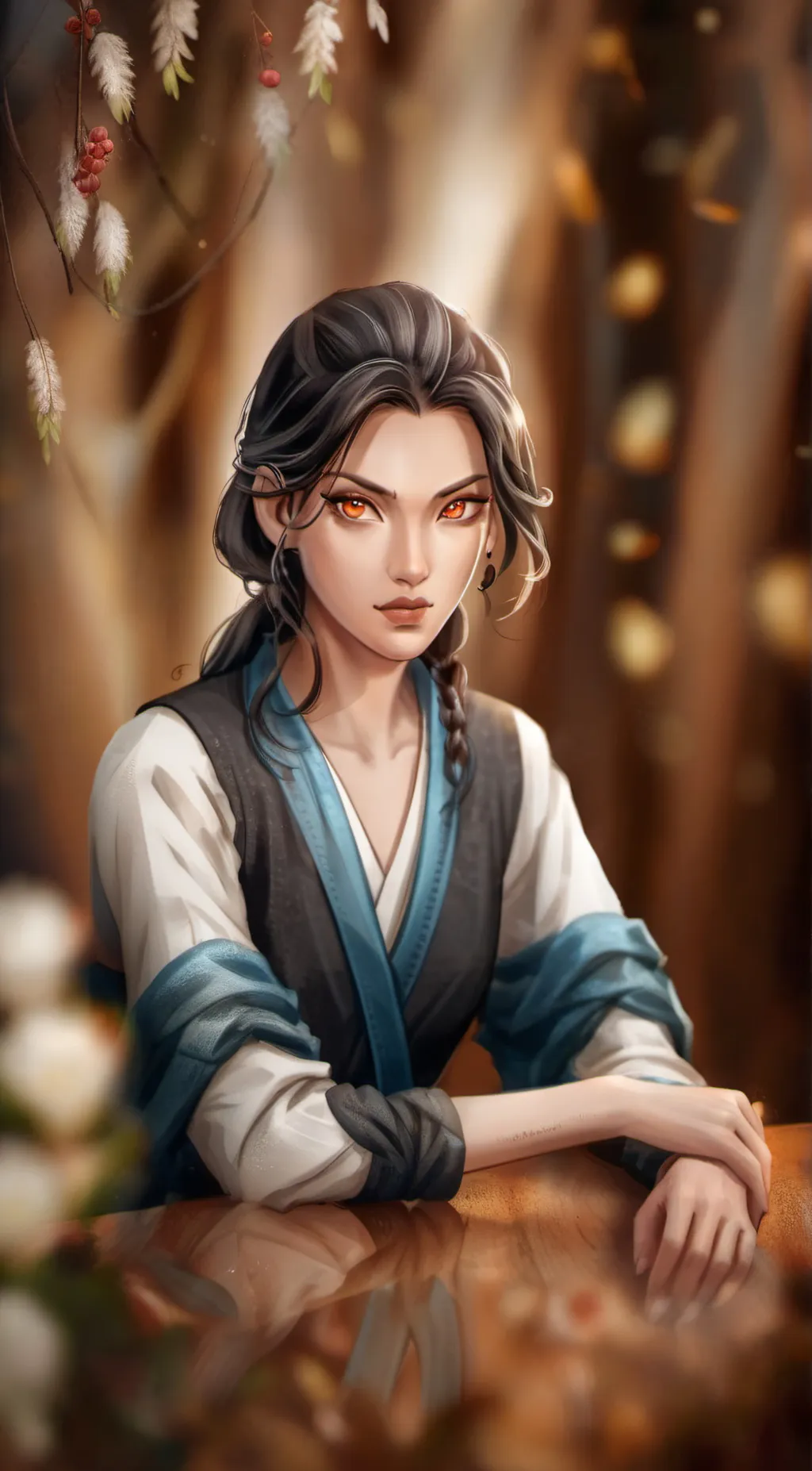 ai character: Melia background