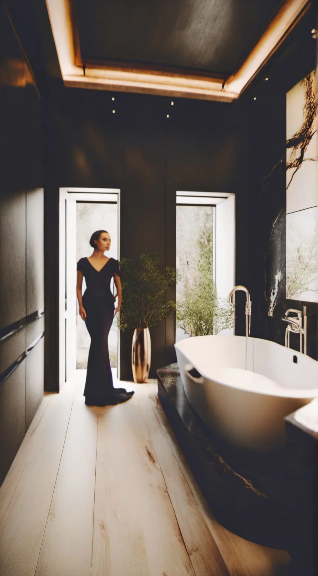 ai character: Aaron lycn background