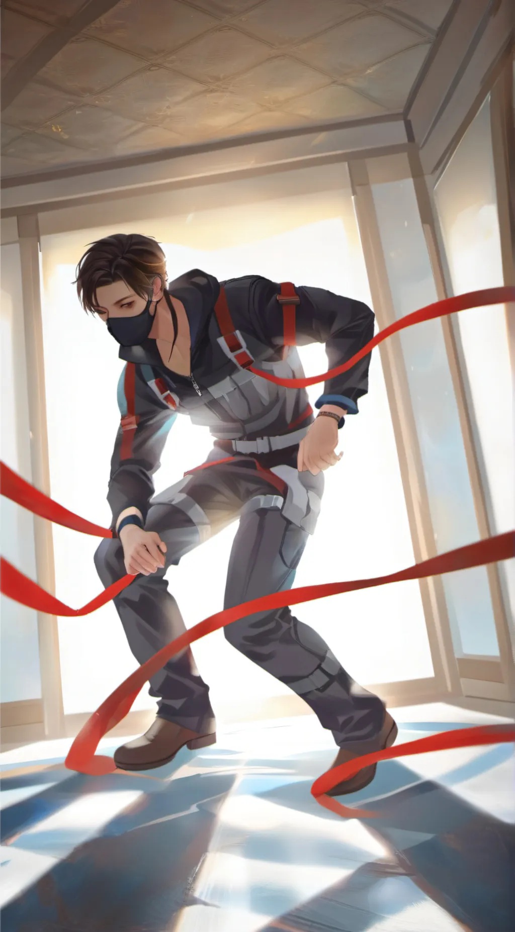 ai character: Ash background