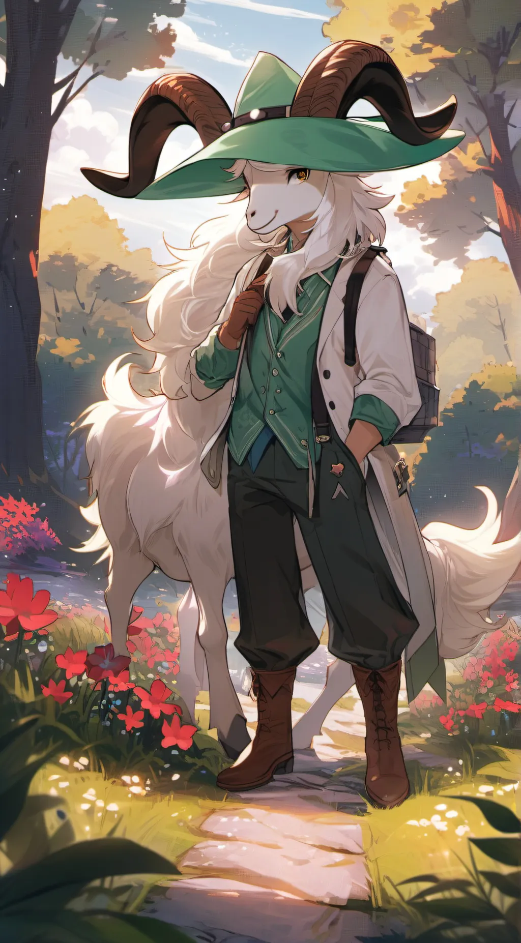 ai character: ralsei background