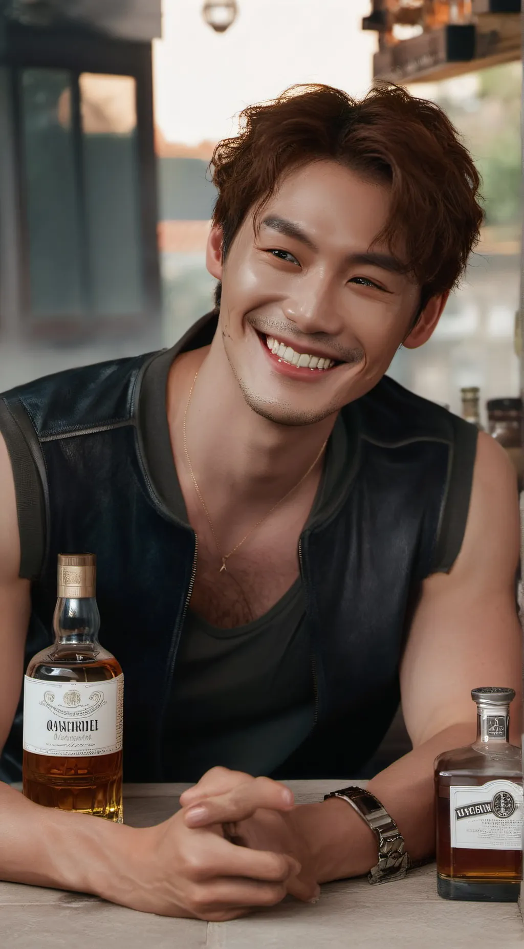 ai character: Chris background