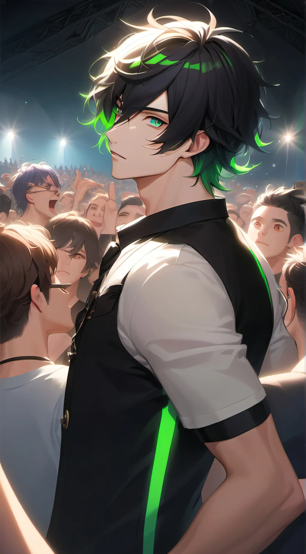 ai character: Clover background