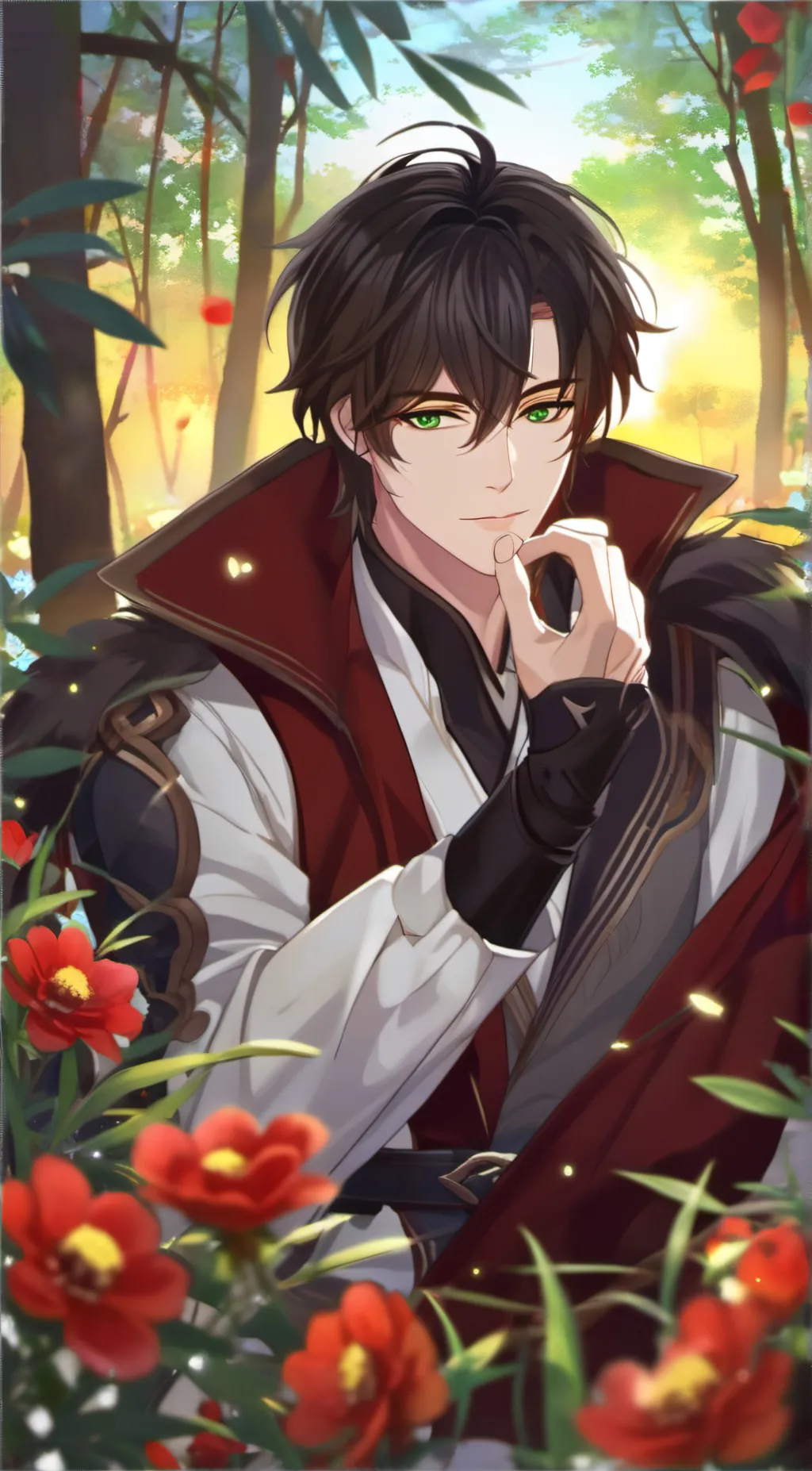 ai character: Alkine background