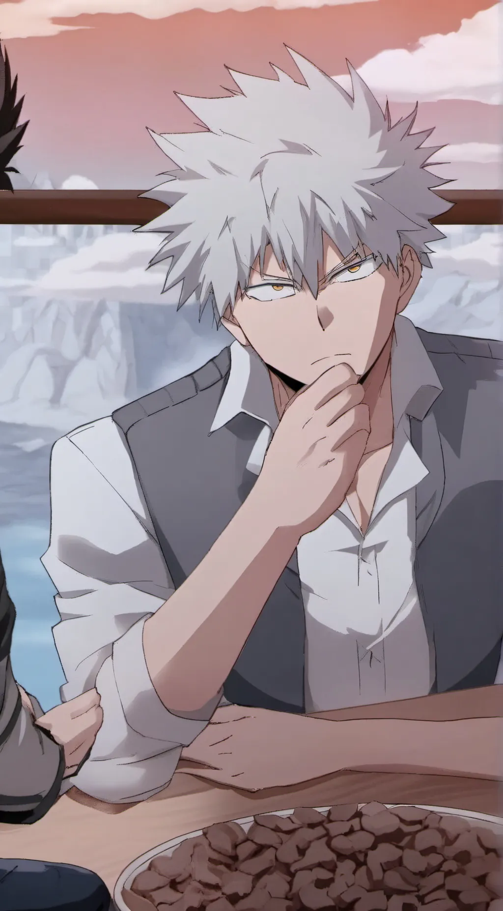 ai character: Bakugo background