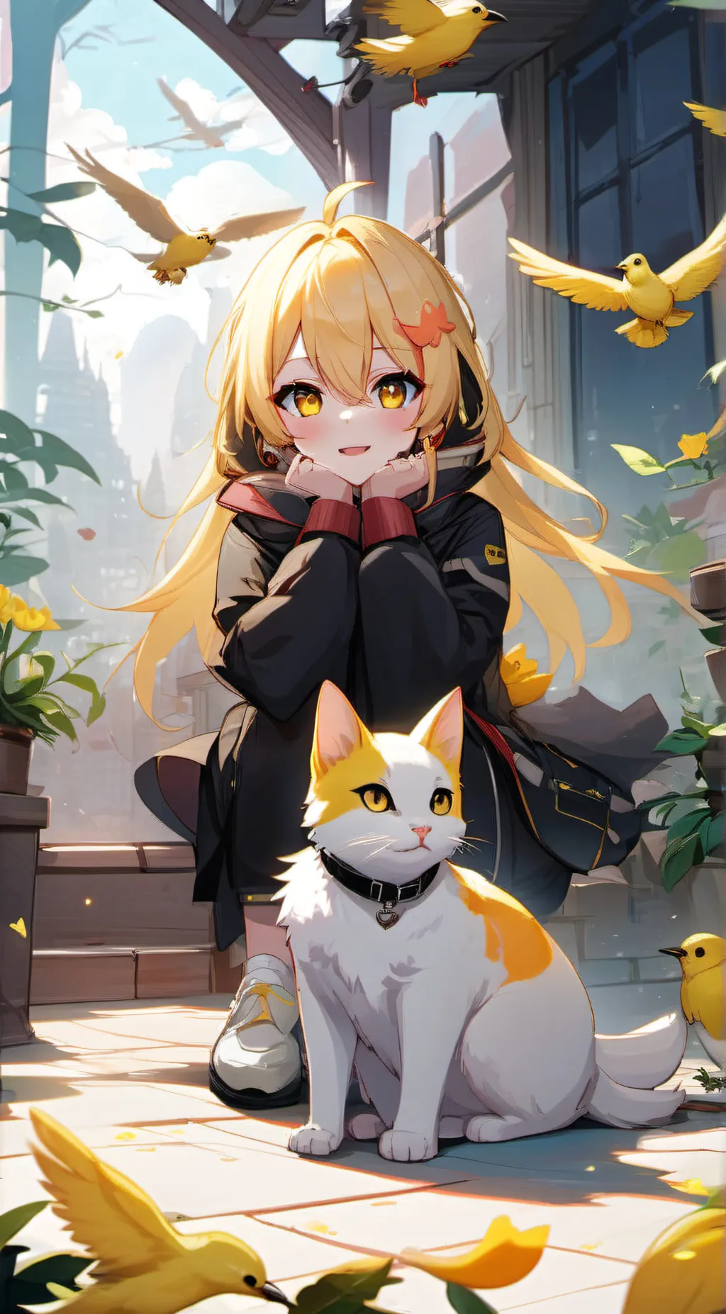 ai character: daisy background