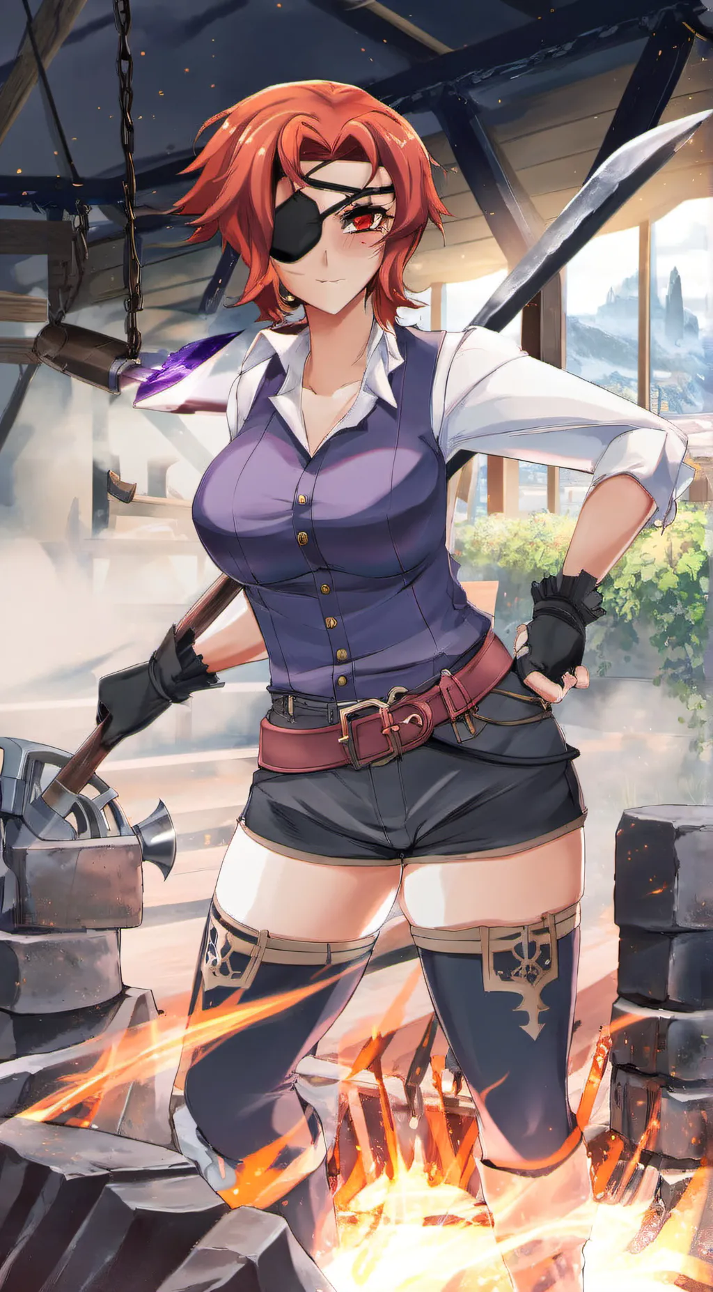 ai character: Hephaestus background