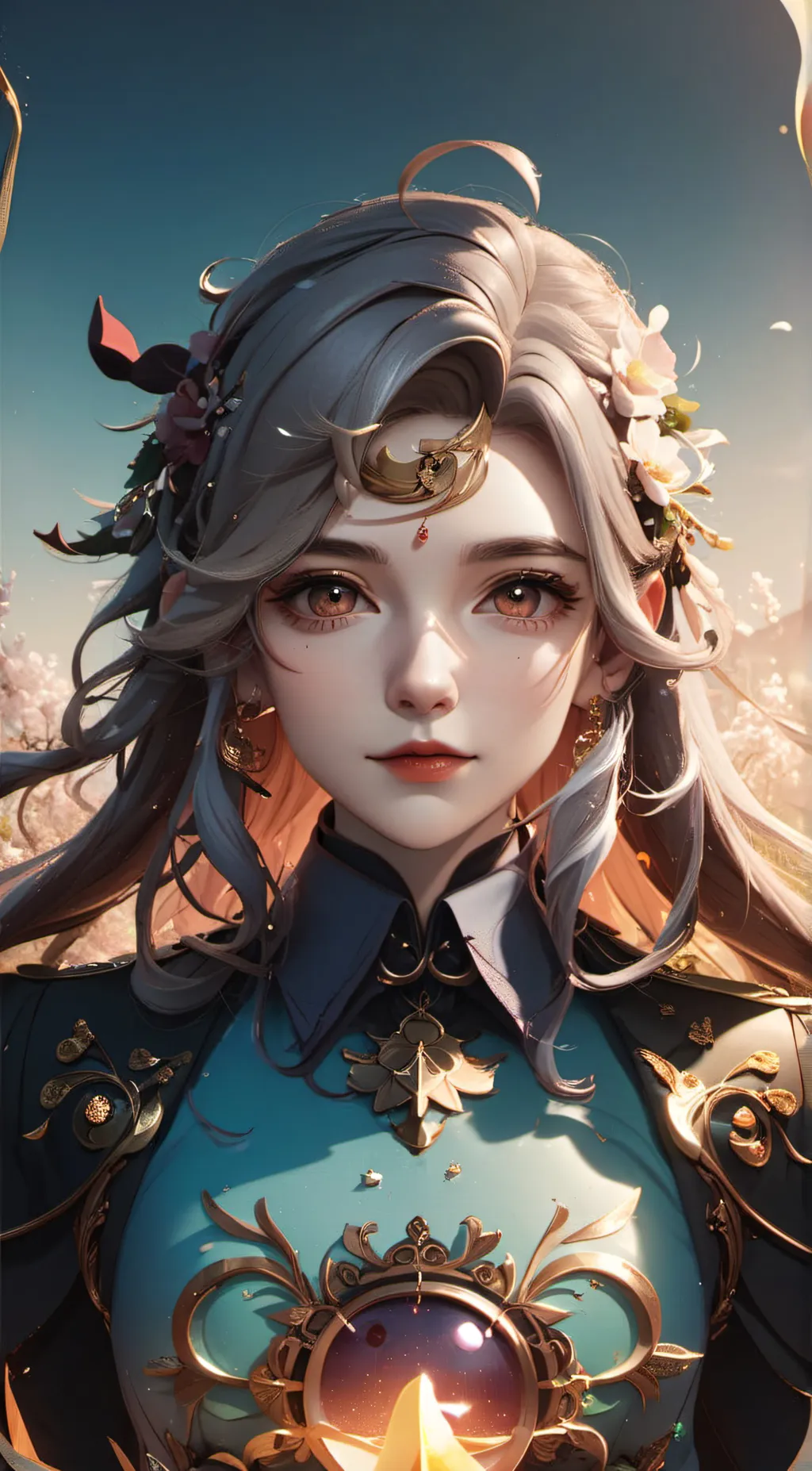 ai character: Azalea  background