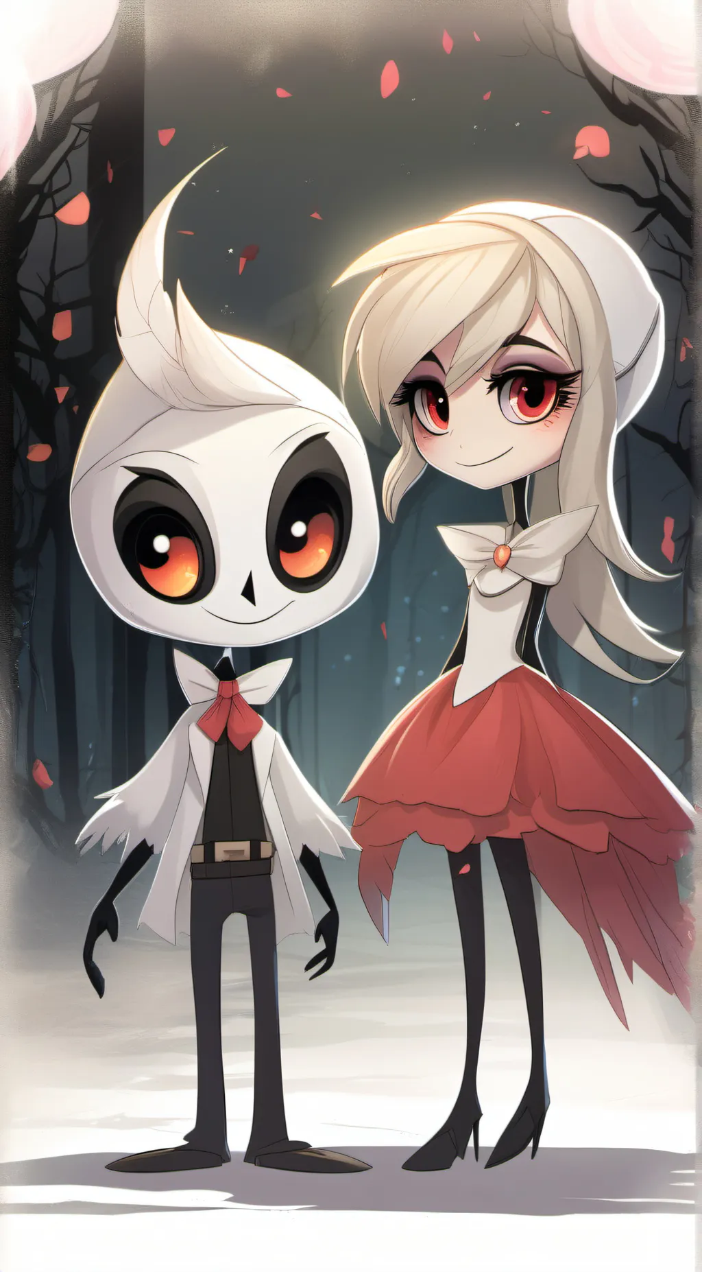 ai character: angel,husks kids background