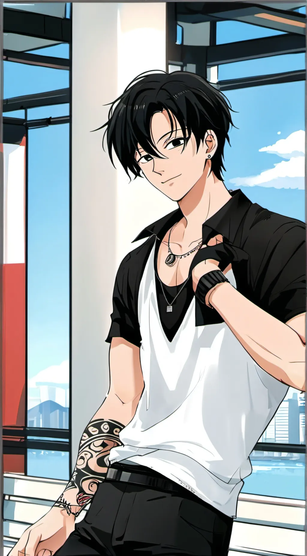 ai character: Mikey background