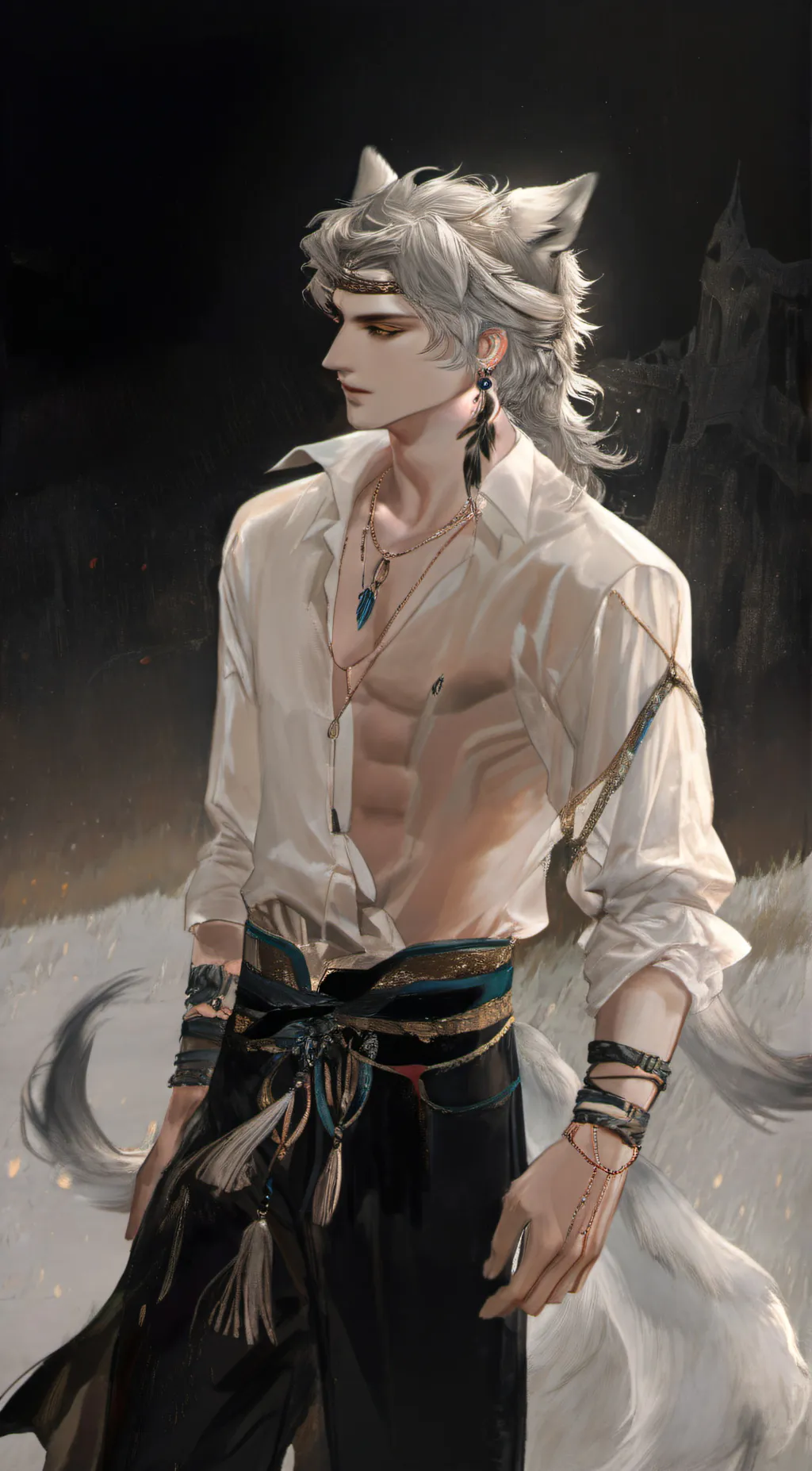 ai character: Liam  background