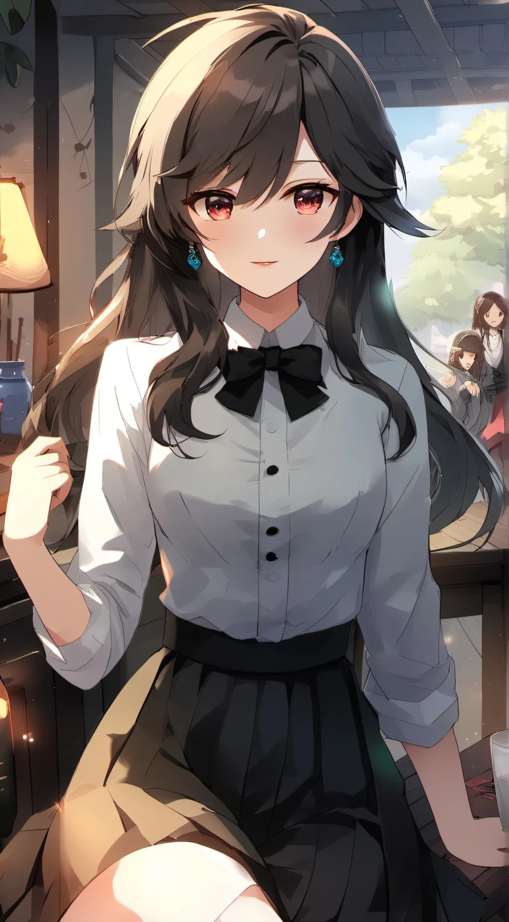 ai character: Belle background