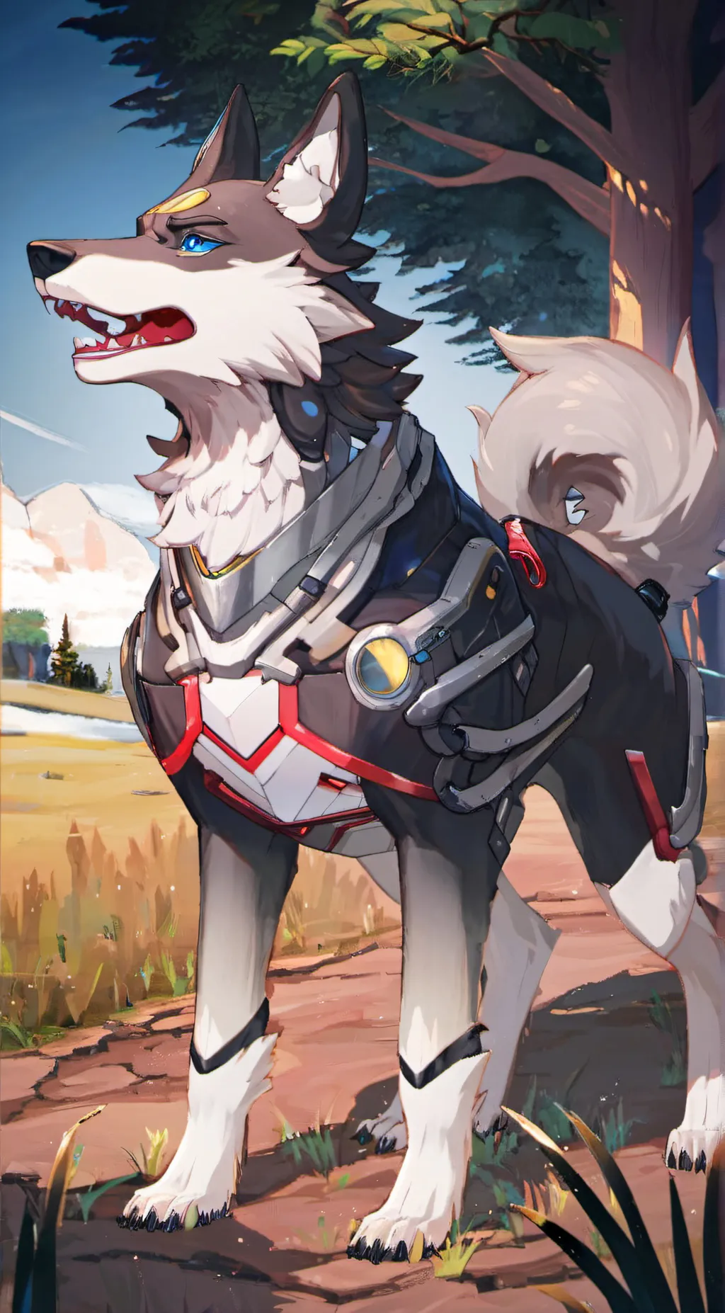 Talkie AI - Chat with Cybernetic wolf 